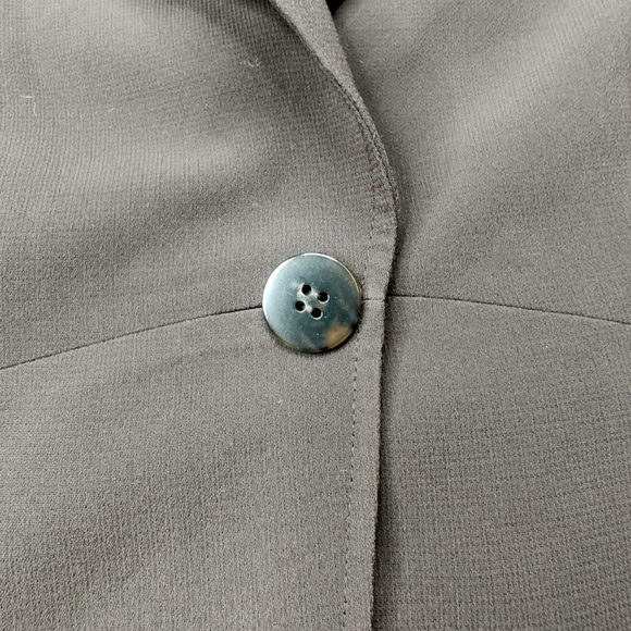 Tahari by Arthur S. Levine Women’s Chocolate Brown 2-Piece Pantsuit Set Size 10P - Picture 10 of 16